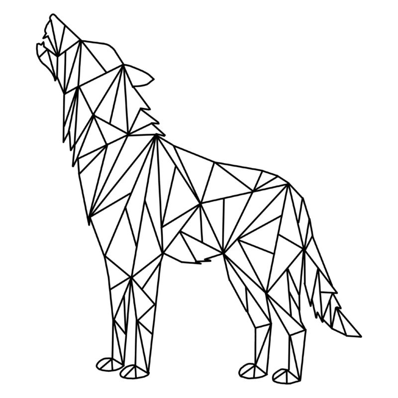 Wolf geometrisch