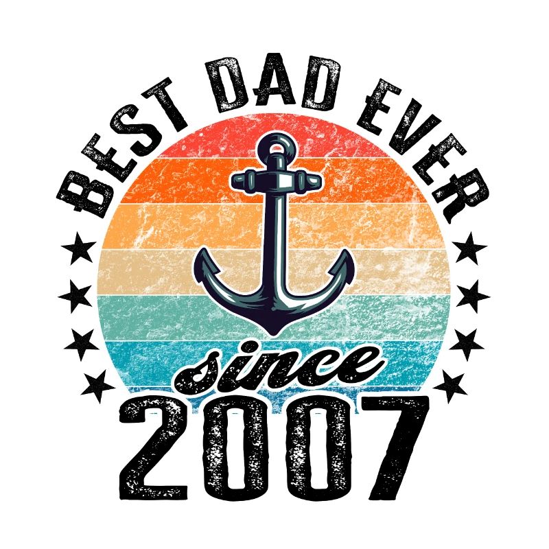 Bester Papa der Welt seit 2007 Anker