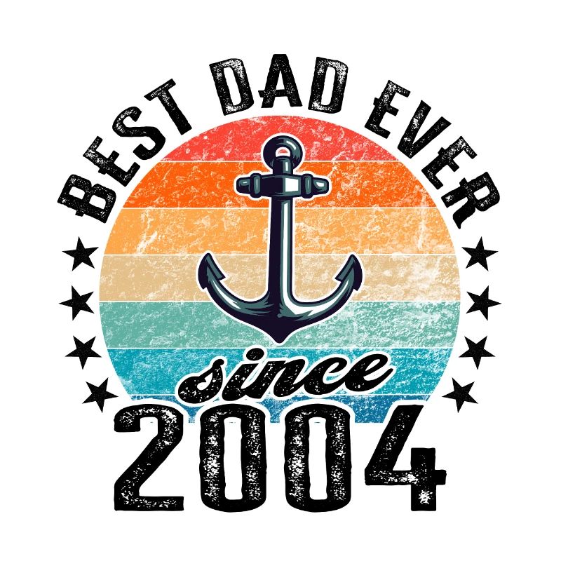 Bester Papa der Welt seit 2004 Anker