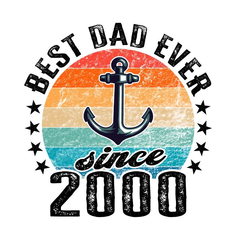 Best dad in the world since 2000 anchor