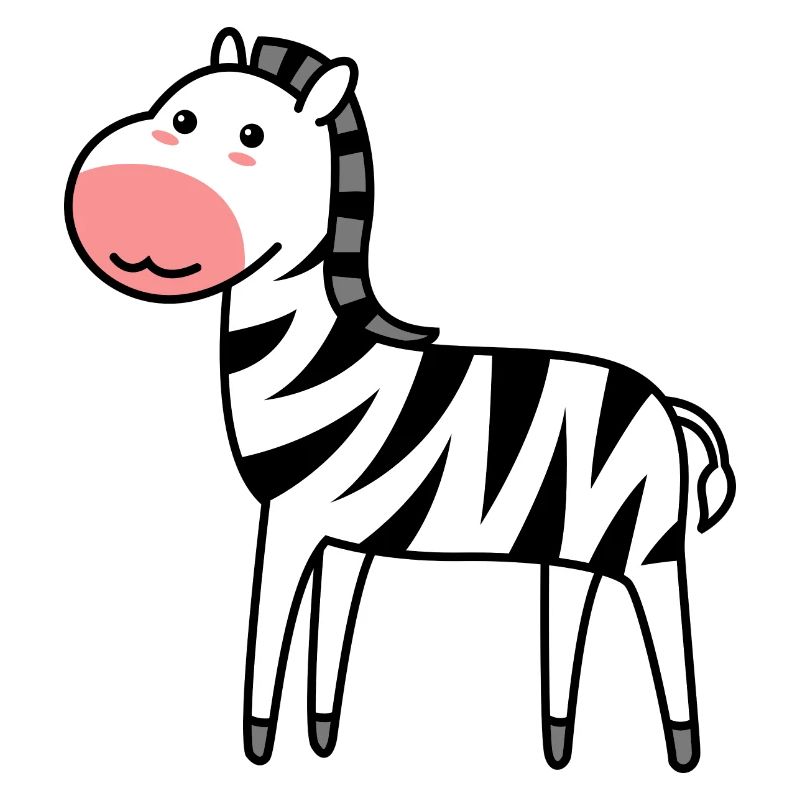 Zebra Comic Animal