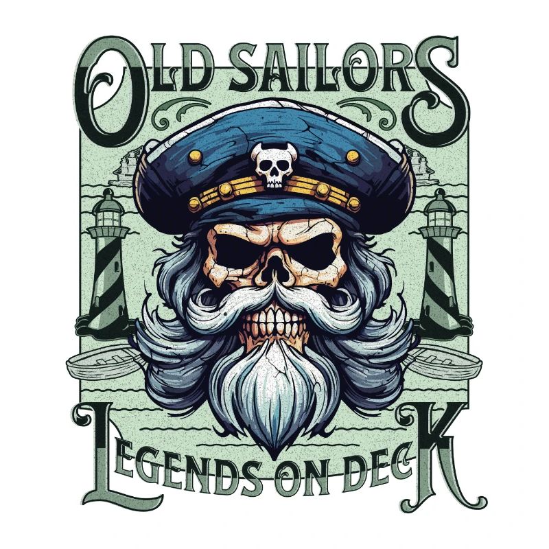 Sailor Skull Skull Captain Ahoy Ship