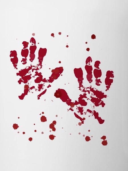 Blut,Hände,blutspritzer,halloween