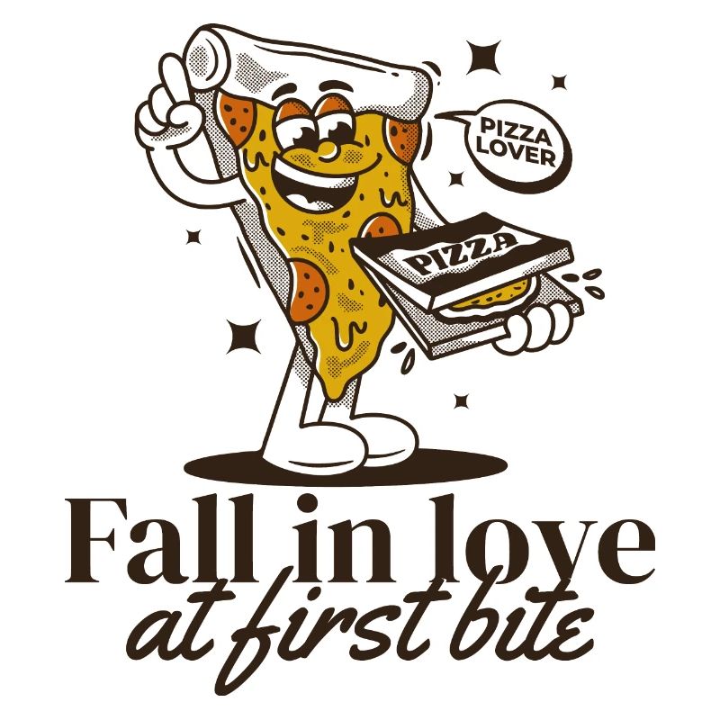 Bande dessinée de pizza