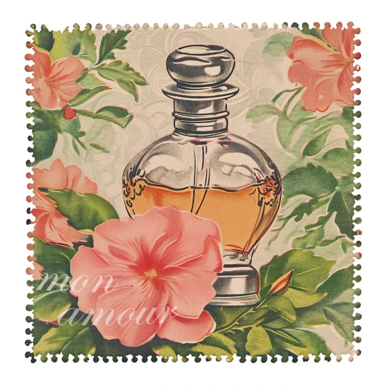 Timbre-poste Vintage parfum
