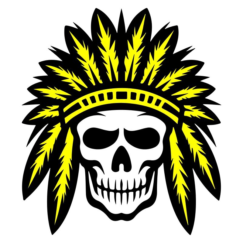 Crâne de chef indien apache