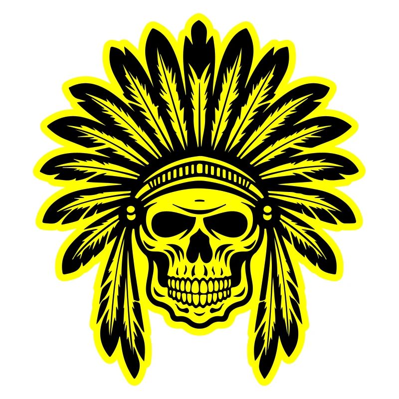 Apache Indian Chief Skull