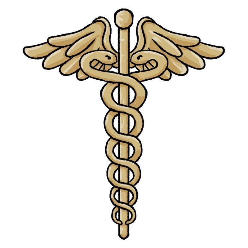 Caducée, bâton d’hermès