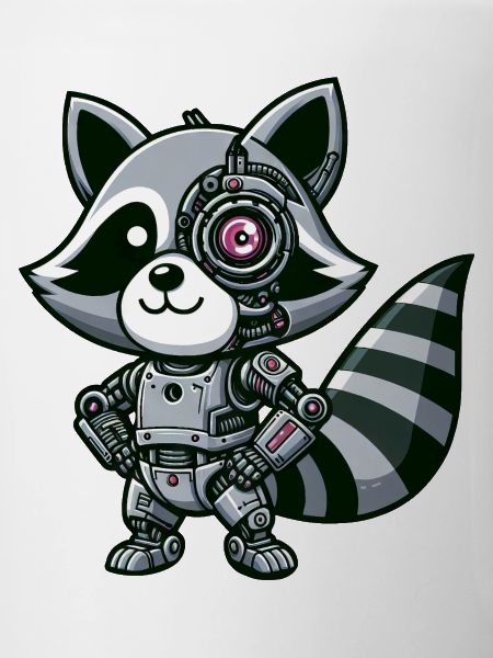Robot raton laveur cool