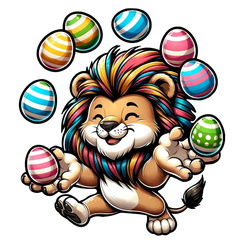 Easter Lion & Rat Jugglers