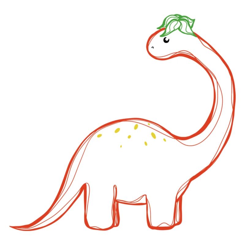 Dinosaurier Erdbeere