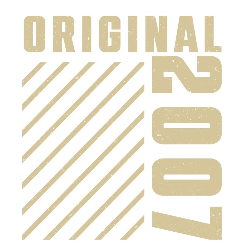 Original 2007 Authentisch 2007 Vintage Bursdag