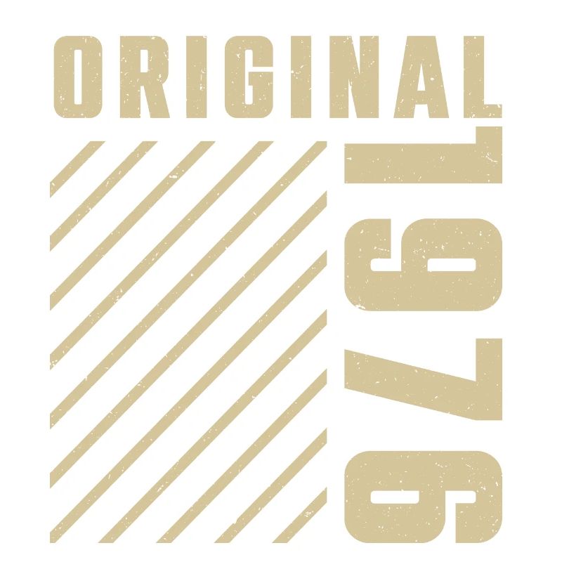 Original 1976 Authentic 1976 Vintage Bursdag