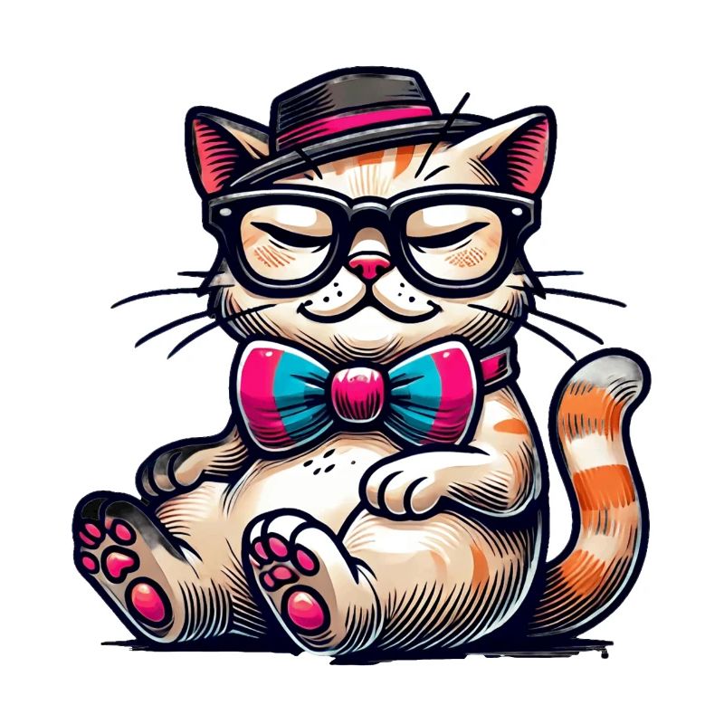 stilvolle Katze