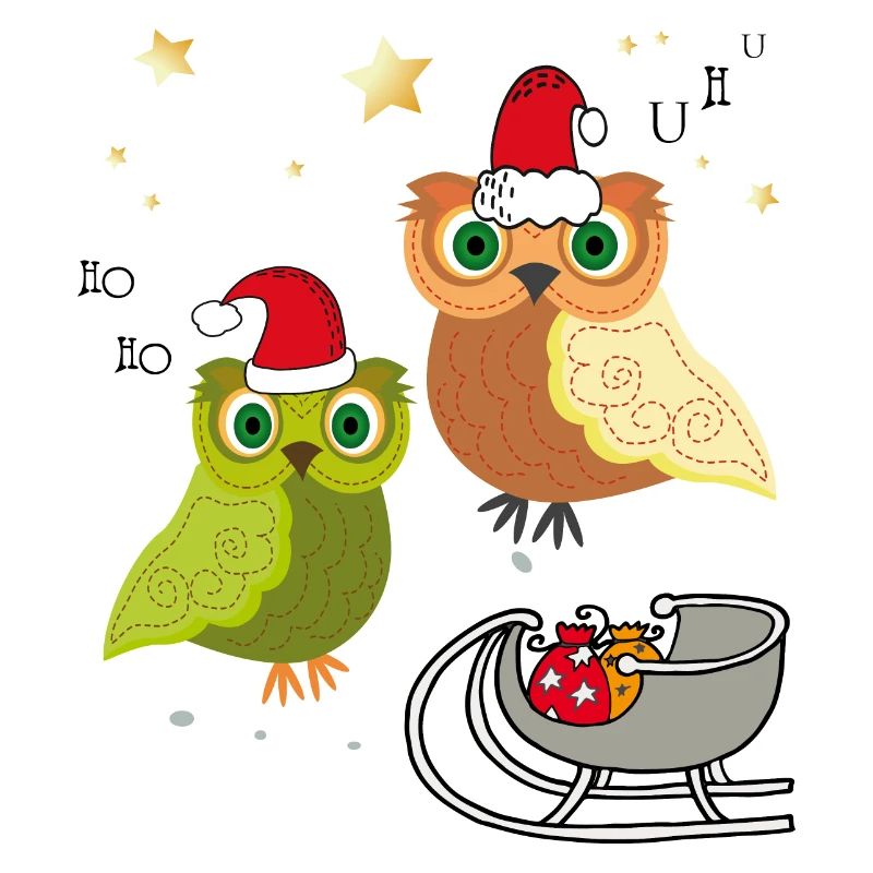 Weihnachten Eulen