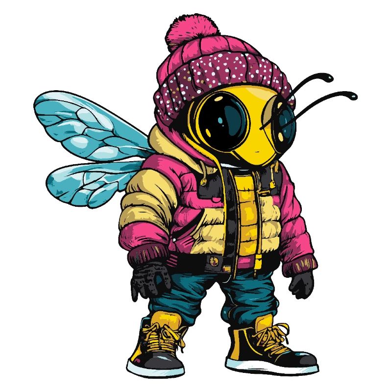 Abeille Drôle Hiver