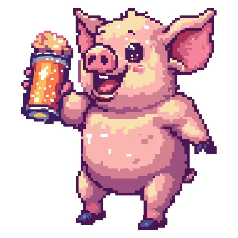 Bière Pig Pixel