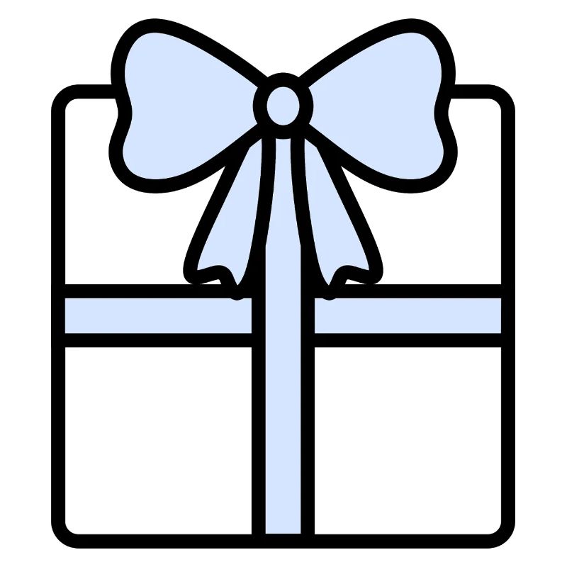 Elegante Geschenkbox mit Band