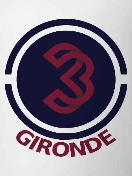 Circular emblem Gironde 33