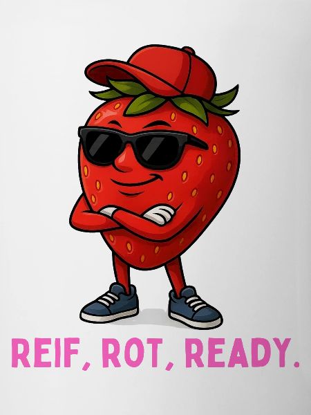 Reif Rot Ready Erdbeere-Maskottchen