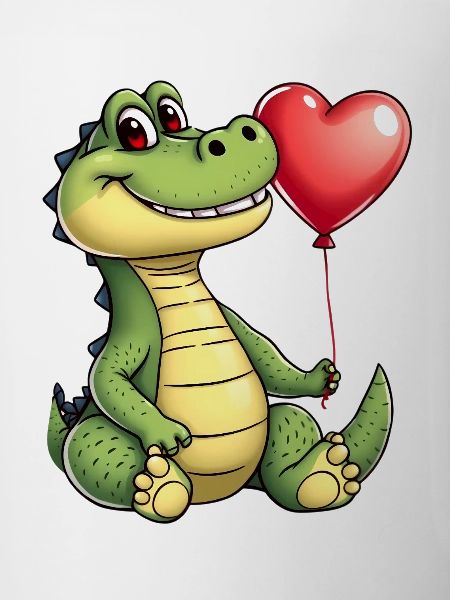Kroko Herzballon