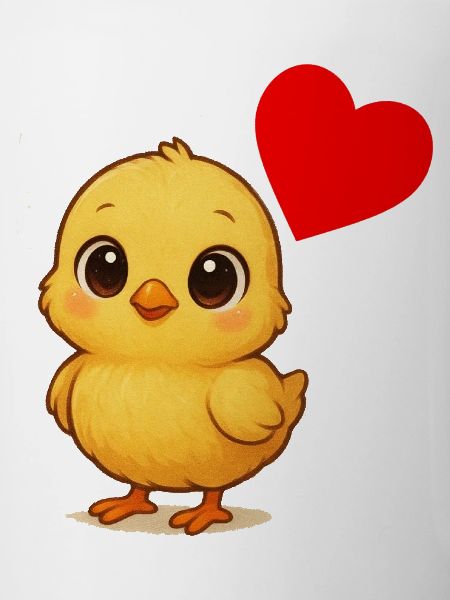Stuffy Chick Heart