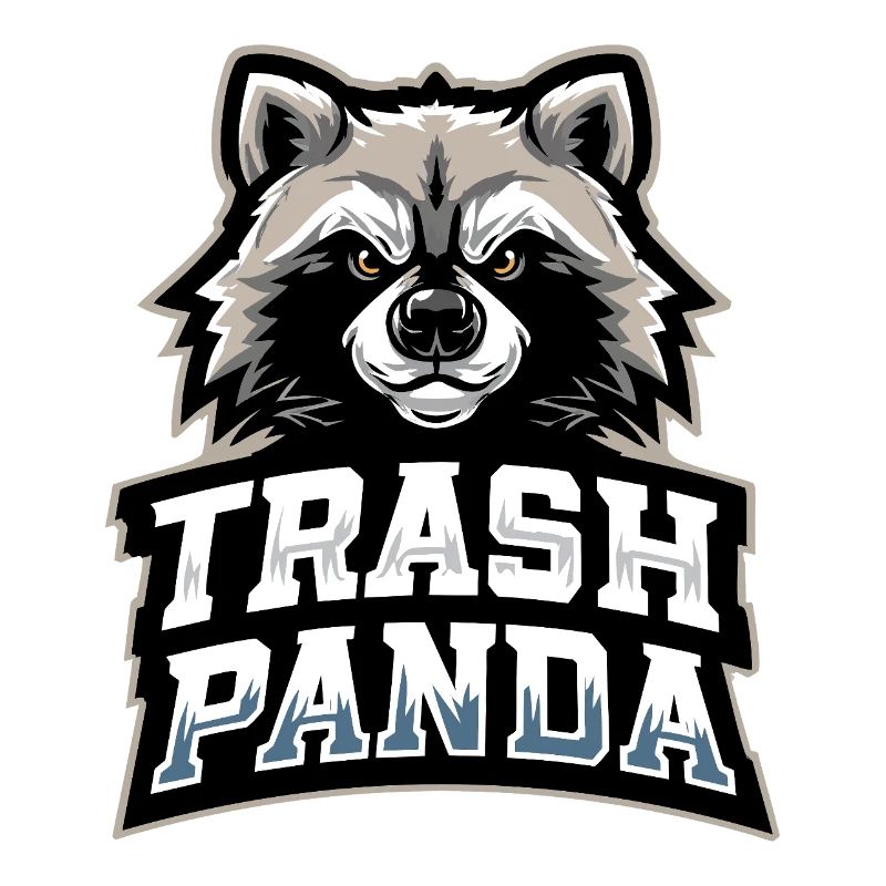 Trash Panda Waschbär Emblem