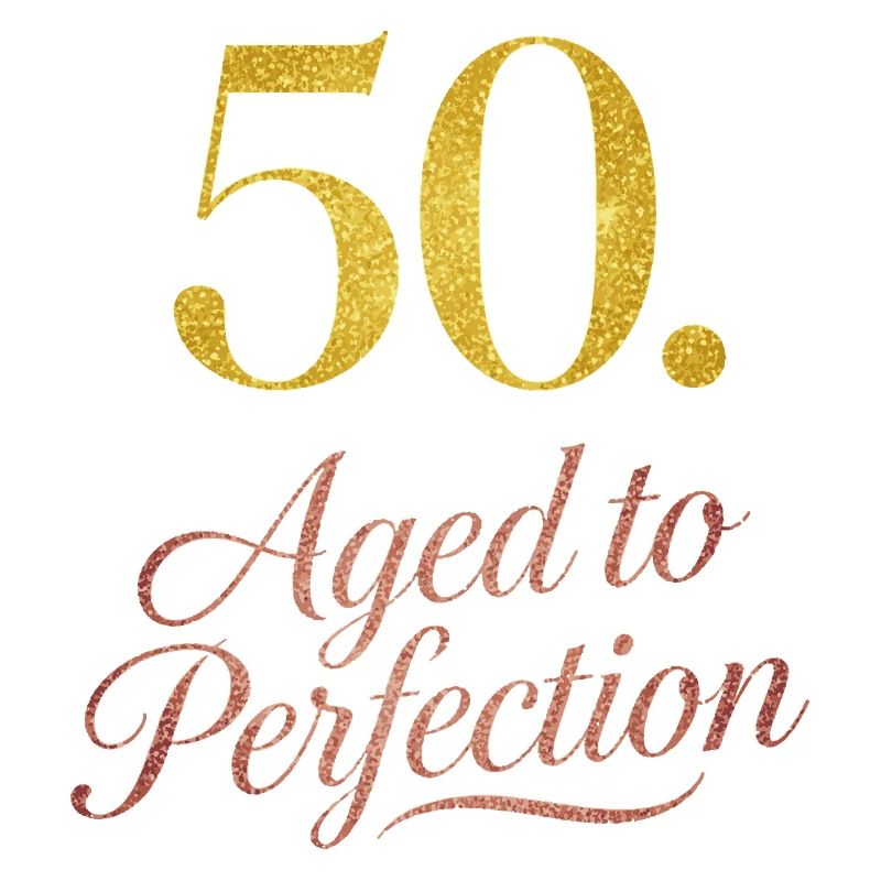 50e anniversaire vieilli à la perfection
