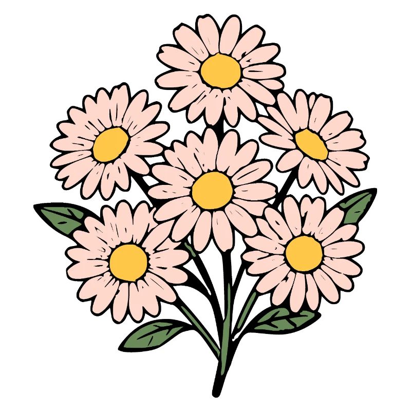 Bouquet fleur fleur rose pastel