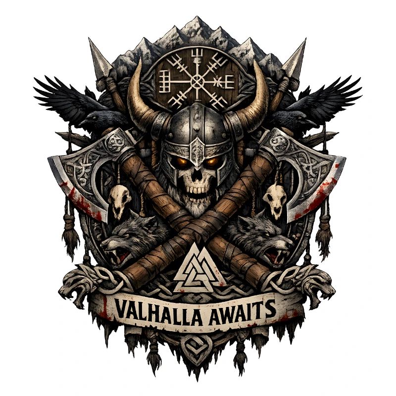 Le Valhalla attend le blason viking