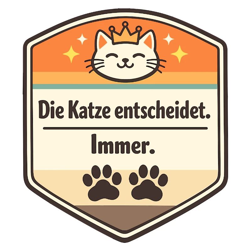 Die Katze entscheidet. Immer.
