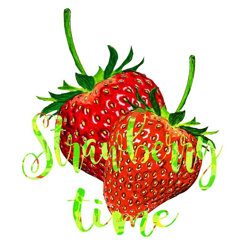 Fraises avec lettres