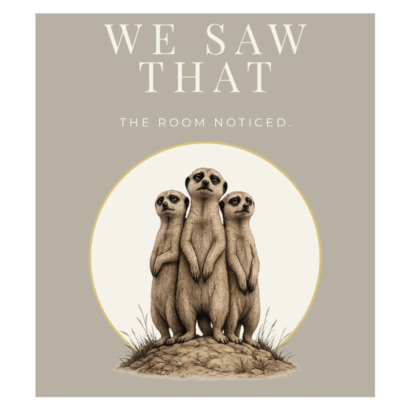 On a vu ce trio de suricates