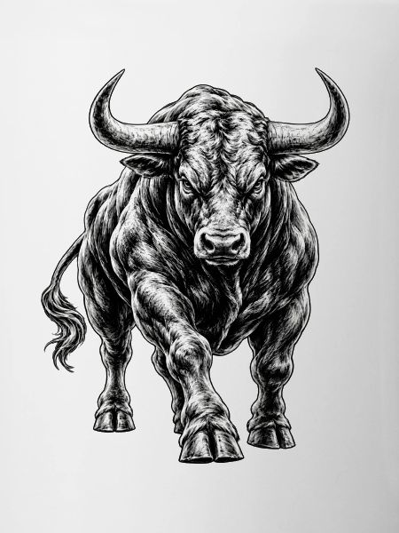Stier Grafik