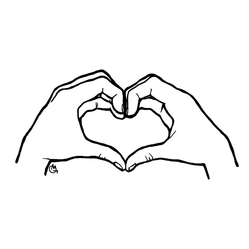 Die Geste der Liebe