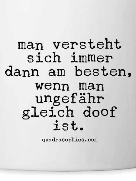 gleich doof