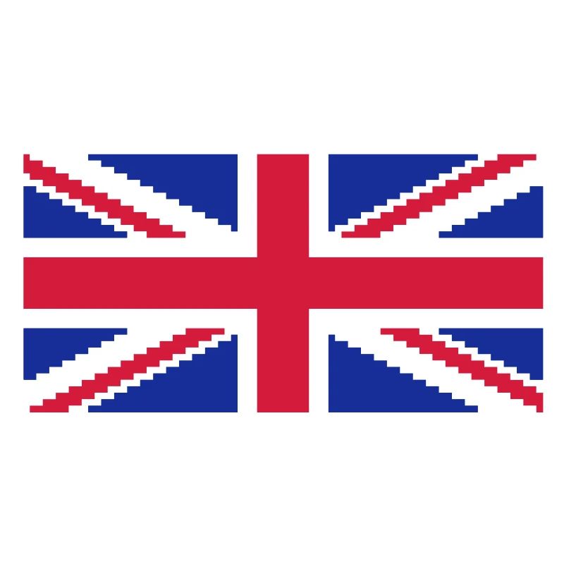 Union Jack Flag UK Pixel