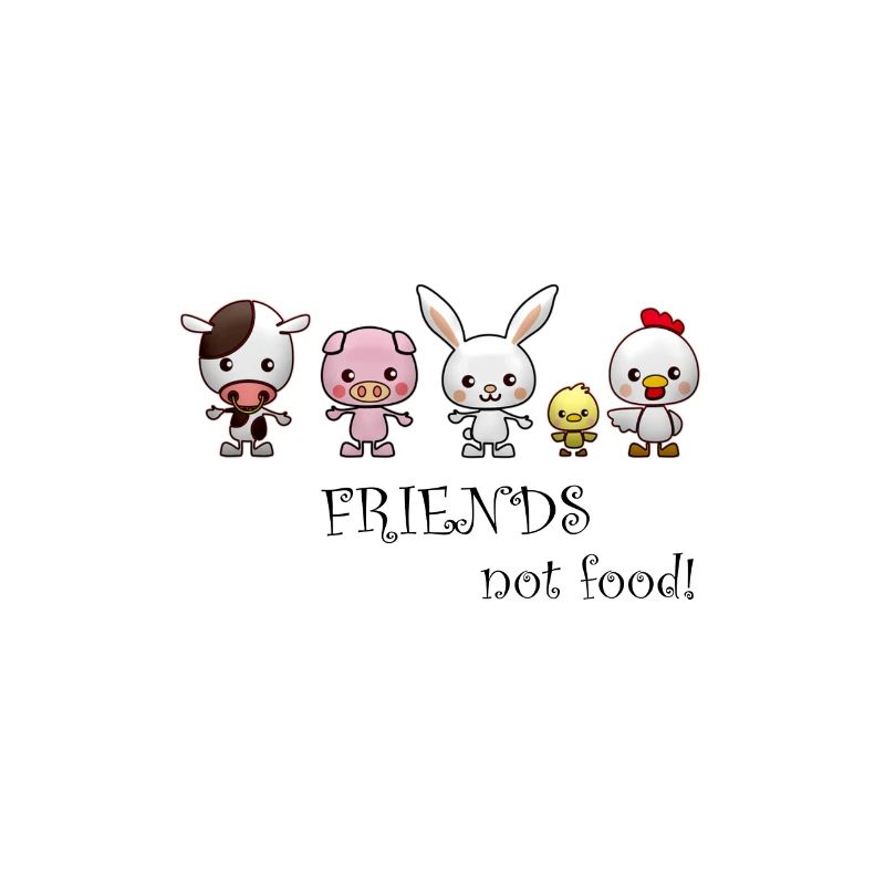 Des amis pas de la nourriture