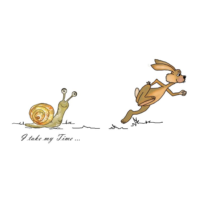 My pace, snail, hare