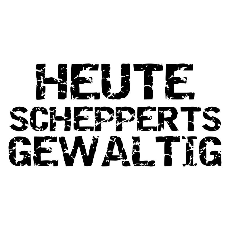 Heute schepperts gewaltig Polterabend