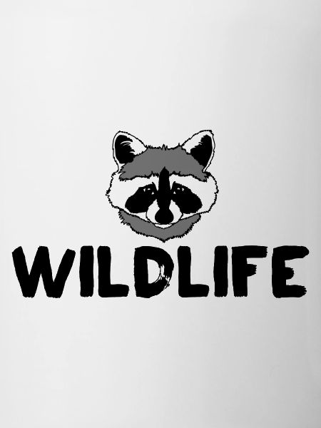 Raccoon Wildlife Text