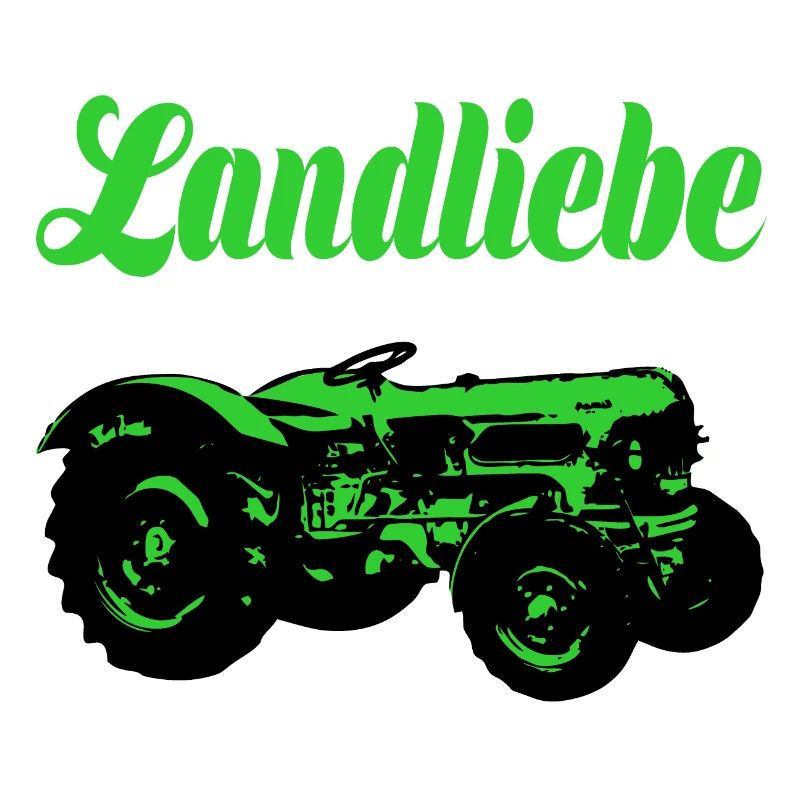 Landliebe Traktor Grasgrün