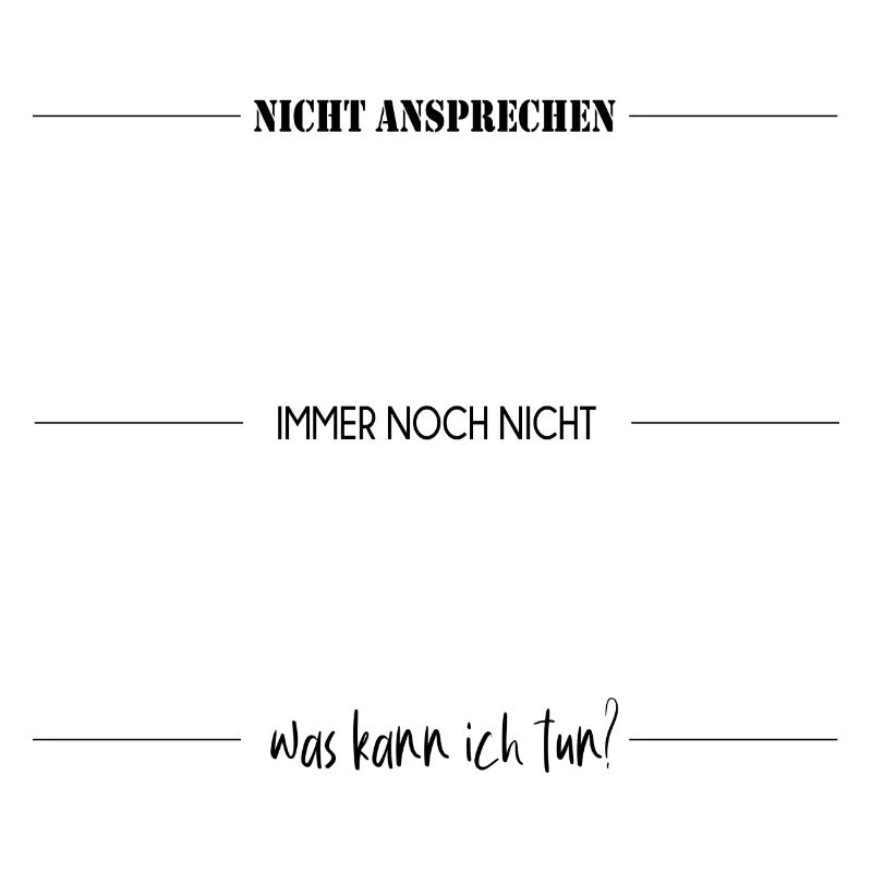 Nicht ansprechen