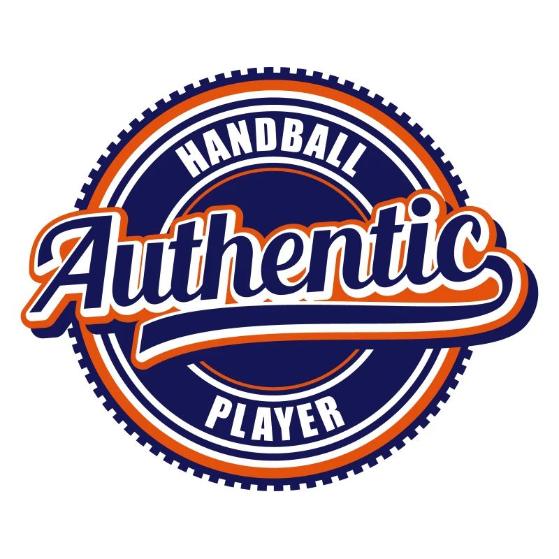 Authentic handball player