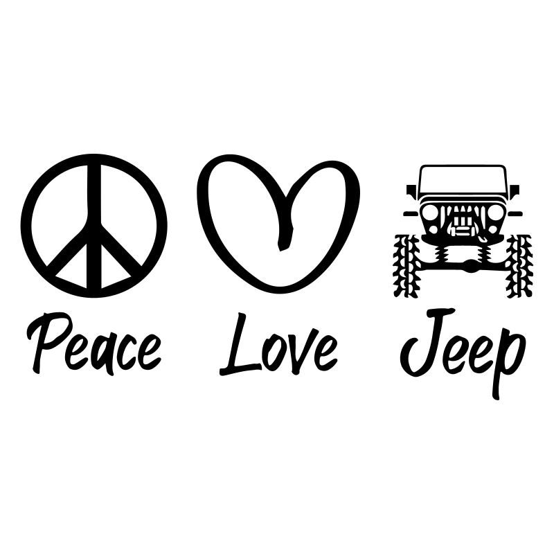 Peace Love Jeep