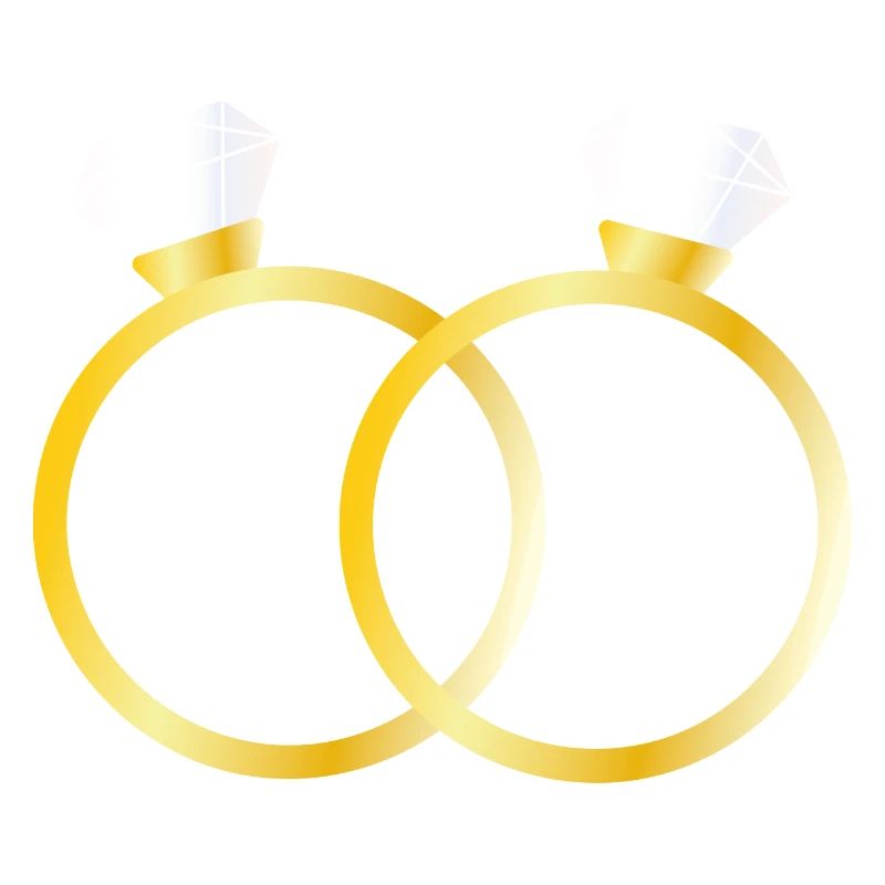 Two diamond rings