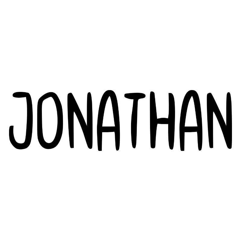 Jonathan Custom Name Schriftart Text Geburtstag