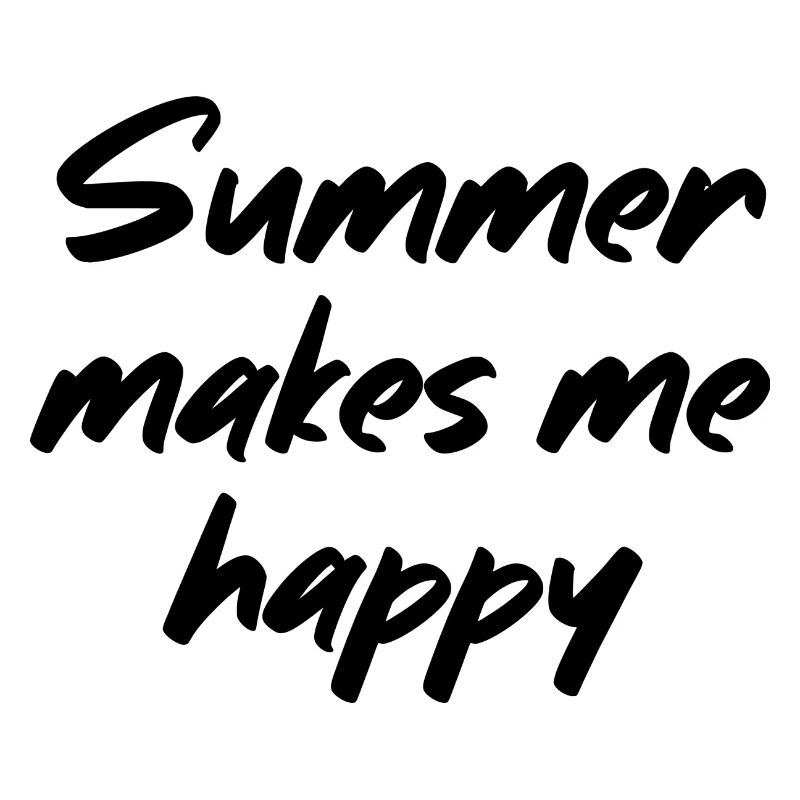 Summer makes me happy