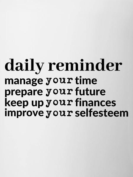 Your daily reminder