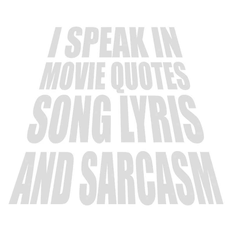 speak lyrics and sarcasm